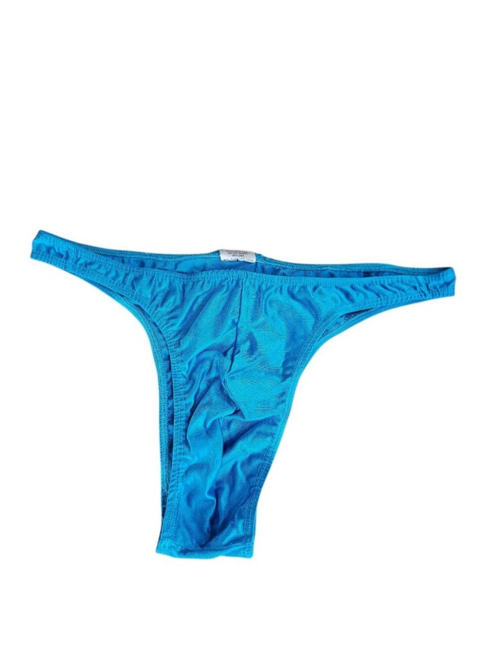 RISE Wear Mens Large Posing Swim Brief Blue Shiny Spandex International Male - Picture 2 of 4